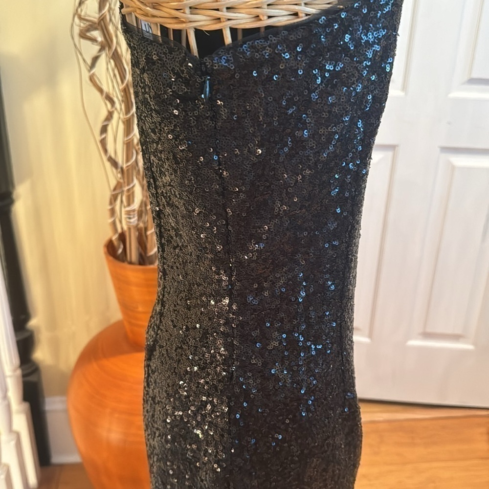 LINI NWT black sequins cocktail dress - Picture 9 of 14